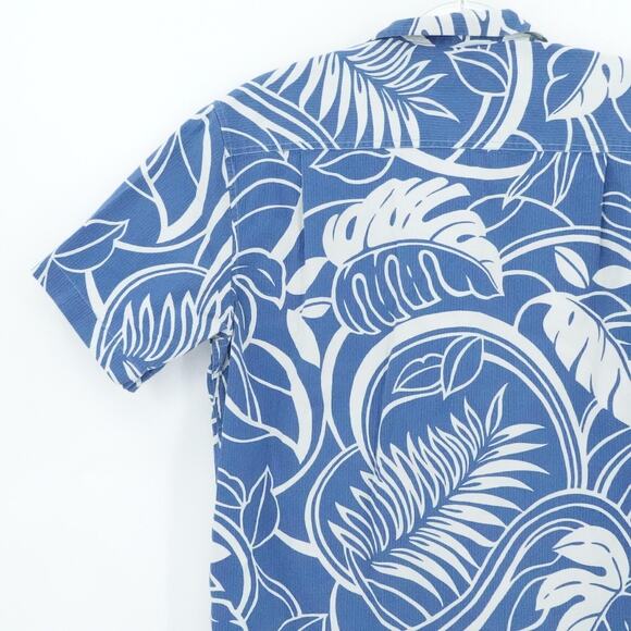 Tommy Bahama Shirt Mens Medium Hawaiian Floral Button Up Casual Beach Resort - Picture 9 of 16